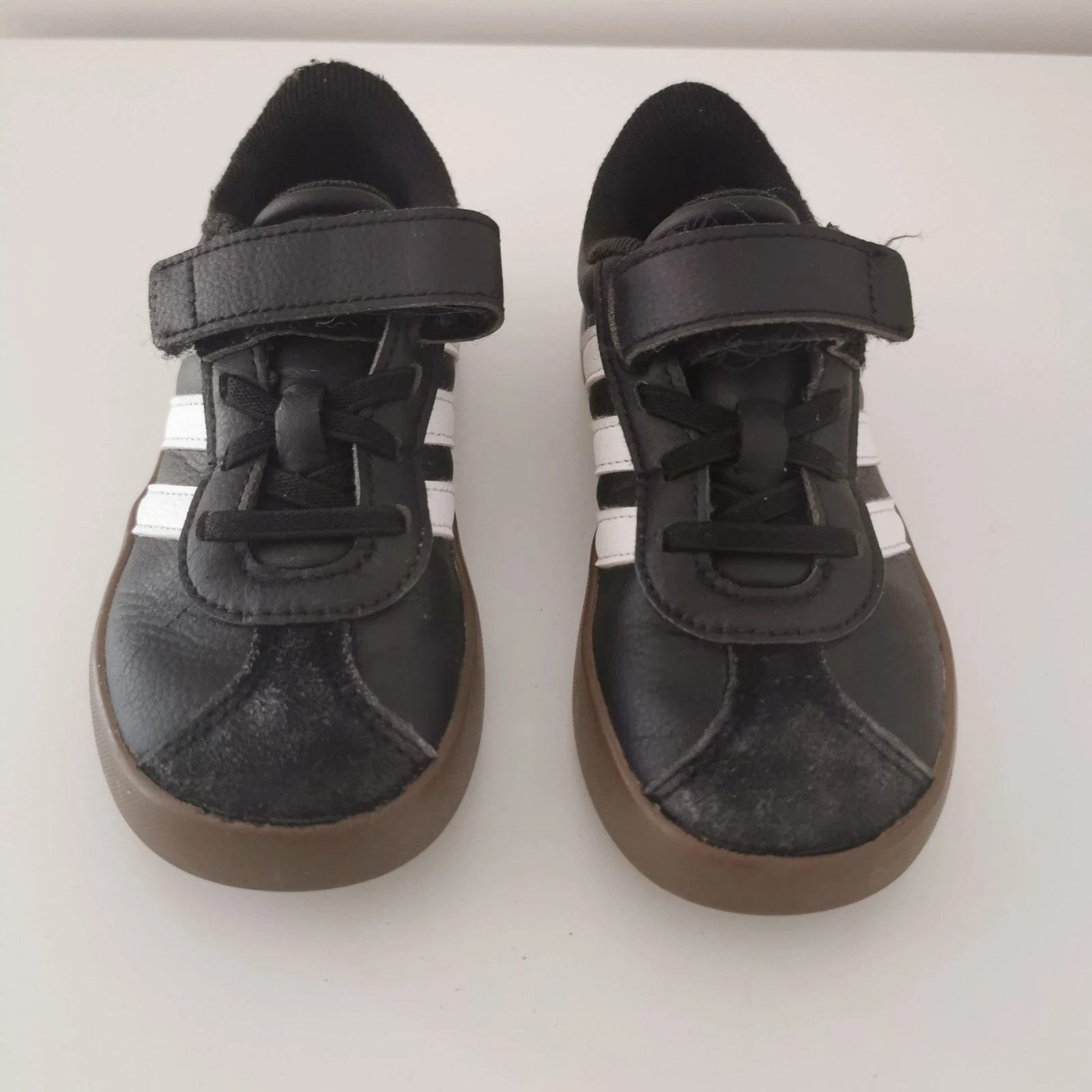 Adidas VL Court 3.0 Criança Preto – Tamanho 28 – Velcro e Cadarços elásticos – photo 3